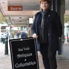 Sue Todd is moving her antiques business to South Dunedin, saying she believes the council is not...