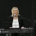 Jazz singer Annemarie Nelson at her keyboard. PHOTO: SUPPLIED