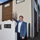 Blue Sky Property director Lyndon Fairbairn at the company’s newly finished Ascot St development...