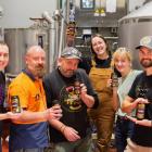 Emerson’s head brewer Mason Pratt (far right) and the brewing team with the winning Weissbier ...
