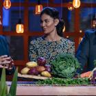 Masterchef judges Michael P. Dearth, Nadia Lim and Vaughan Mabee. Photo: Supplied via NZ Herald