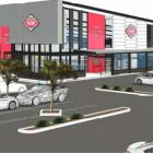 An artist’s impression of what the new New World at the corner of Midland and Otaki Sts may look...