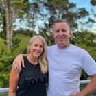 Shane Evans and wife, Angela, at their Birkenhead home in Auckland before moving south. PHOTO:...