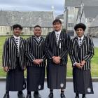 Christ's College students Armani Lemalu, Lehopoame (Hopo) Leota, Jayden Sa, and PJ Palamo. Photo:...