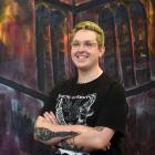 Ben Fitzgerald is working towards his final-year project at Dunedin School of Art. PHOTO: PETER...