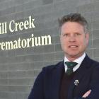 Campbell and Sons Funeral Services managing director Clark Campbell in front of the company’s new...