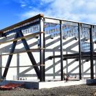 Construction of the new Mosgiel Pool is continuing. PHOTO: PETER MCINTOSH