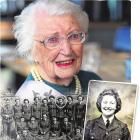 Celebrating her 100th birthday at a family lunch yesterday is Violet Timmings, of Dunedin, who...