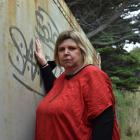 Vicki Nicolson, principal of Port Chalmers Primary School, is upset about their school containers...