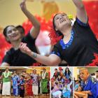 (Clockwise from top) Part of the Inspired Faith Church group are Epi Sio and Quinette Tatupu;...