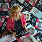 Getting out the Twink is Dunedin City Council candidate Sophie Barker, who can re-use campaign...