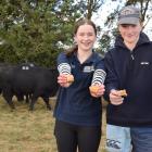 Robyn Ruddenklau’s grandchildren Charlotte (15) and Henry (13) Smith show off their Nanni’s...