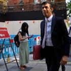 Rishi Sunak secured support from 88 of the Conservative party's 358 MPs in the first vote. Photo:...