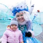 Fairy Wanja Carree Joll with Evie MacDonald (1) at Light Up Winter in Cromwell on Saturday. PHOTO...