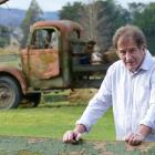 Clutha mayoral candidate Bruce Graham relaxes at his Crichton home near Balclutha yesterday....