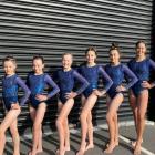 Some of the athletes of Southland Women’s Artistic Gym getting ready for the New Zealand...