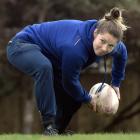 New Otago Spirit halfback Georgia Cormick passes the ball at Bathgate Park on Thursday. PHOTO:...