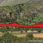 The area in red marks the facade of Peter Thiel's proposed house at Damper Bay. IMAGE SUPPLIED...