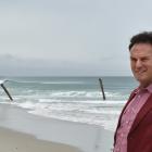 Councillor Jules Radich at St Clair Beach in December 2021. Photo: Gregor Richardson 