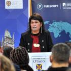 Foreign Minister Nanaia Mahuta discusses New Zealand’s space policy at the University of Otago...