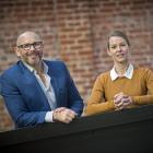 Gallaway Cook Allan’s newest partners Tom Willis, of Dunedin, and Kimberley Langridge, of Wanaka....