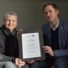 Retired Rotary Dunedin member June Mills was delighted to be presented with a life membership of...