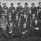 Competitors at the clay pigeon shooting championship at Dunedin. — Otago Witness, 8.8.1922 