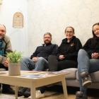 The Otepoti Peer Support Lounge team (from left) Matthew Peppercorn, Rob Willers, Holly Brammall...