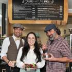 Taste Nature managing director Clinton Chambers (left), Business South community support Jo Chin...