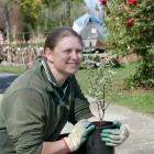 Blue Mountain Nurseries employee Anina Swart is first of a group of apprentices taken on during...