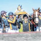 Victorious . . . The Kaiapoi Pony club team which took home the 2019 Springston Trophy. PHOTO:...