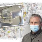 The incomplete nurses station in stage 2 of the Dunedin Hospital intensive care unit upgrade, a...