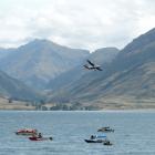 Planes, boats and jet skis search for a missing skydiver Tyler Nii in Lake Wakatipu in 2018....