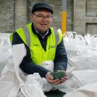 Recycle South general manager Hamish McMurdo shows some of the final recycled product which will...