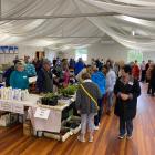 Hundreds of people made their way to West Taieri Rugby Club on Friday for the Outram Flower Show....