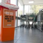 As well as posting their papers, voters in the local body elections can drop off their papers at...