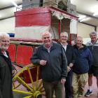 Former members of the Pitcairn Venturers, (from left) David Chronican, John Downes, Jim Binnie,...