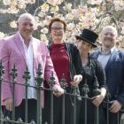 Newly elected Dunedin City councillors (from left) Brent Weatherall, Cherry Lucas, Mandy Mayhem...