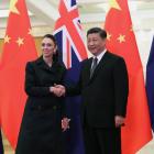 Prime Minister Jacinda Ardern met with President Xi Jinping in Beijing in 2019. Photo: Getty Images 