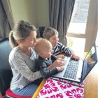 North Canterbury Play Date website designer Kylie Andersen has her boys Roman, 4, and Hugo, 2, to...