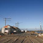 Stage two of a project to replace the deteriorating timber decking of Holmes Wharf in Oamaru...