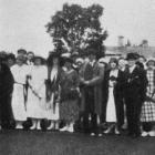 Opening of the Dunedin City Corporation's new tennis courts at Opoho. —  Otago Witness, 14.11.1922