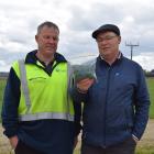 Recycle South interim operations manager Steven Nicholson (left) and general manager Hamish...