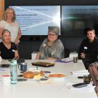 Staff and students of Otago Polytechnic enjoy an information session about menopause in the...