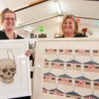 Cromwell College head of faculty arts Ashlee Carr (left) and board of trustees member Odette...