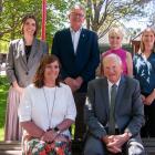 The newly elected members of the Cromwell Community Board after the board’s inaugural meeting on...