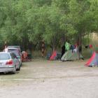 Freedom campers at Champagne Gully, Lake Dunstan. PHOTO: ODT FILES