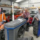 Members of the Tuapeka Vintage Club, including (from left) Brian Taylor, Rob Kenny and Gordon...
