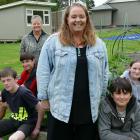 Tahakopa School teaching principal Cherie Zoutenbier-Bisset (centre) and teaching assistant...