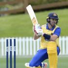 Otago batter Josh Finnie ducks a bouncer during yesterday’s one-day cricket match against Central...